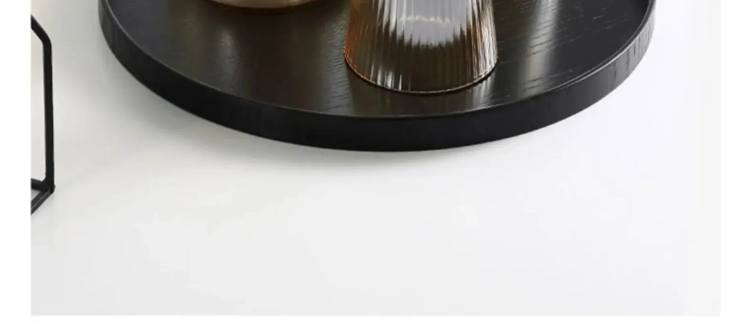 Bandeja Japonesa de Madera Negra – Elegancia y Funcionalidad
