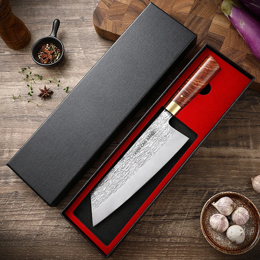 Cuchillo de Chef Japonés Profesional Forjado a Mano - 369 view