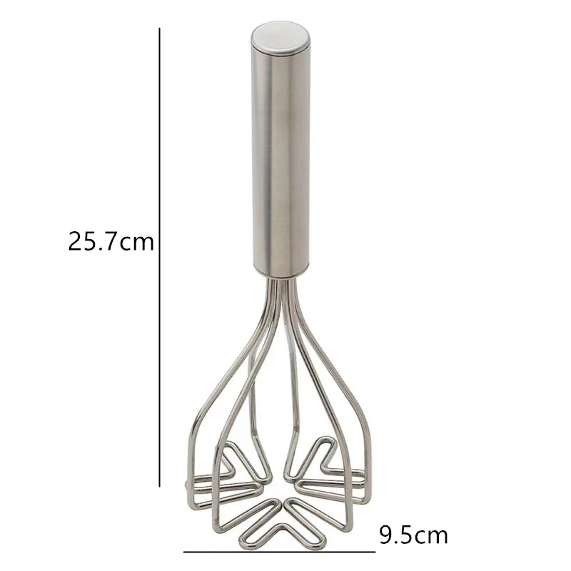 Prensapuré Manual de Acero Inoxidable – Triturador de Papas y Verduras