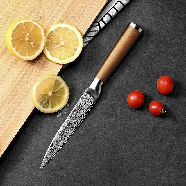 Juego de Cuchillos de Acero Damasco – Chef Profesional, Ideal para Carne y Verduras - 369 view