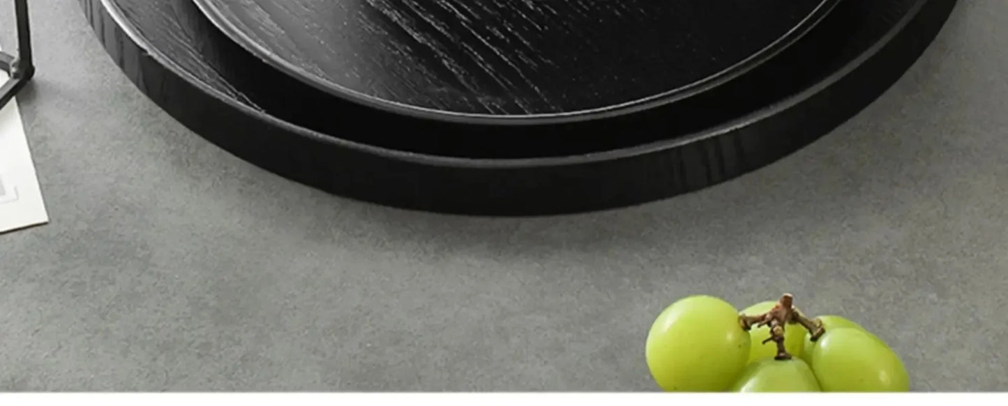 Bandeja Japonesa de Madera Negra – Elegancia y Funcionalidad