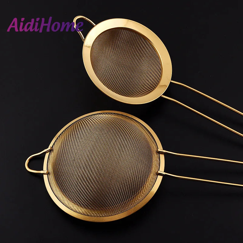 304/201 Gold-plated stainless steel soybean milk filter screen flour sieve oil grid stainless steel diagonal diagonal oil grid - 369 view