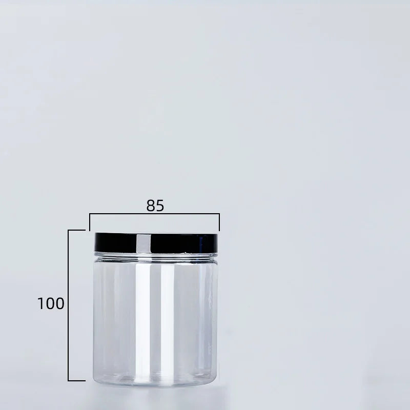 Clear Sealed Can With Lid Food Smell Odor Proof Storage Packaging Bottle Coffee Beans Seasoning Container Kitchen Accessories