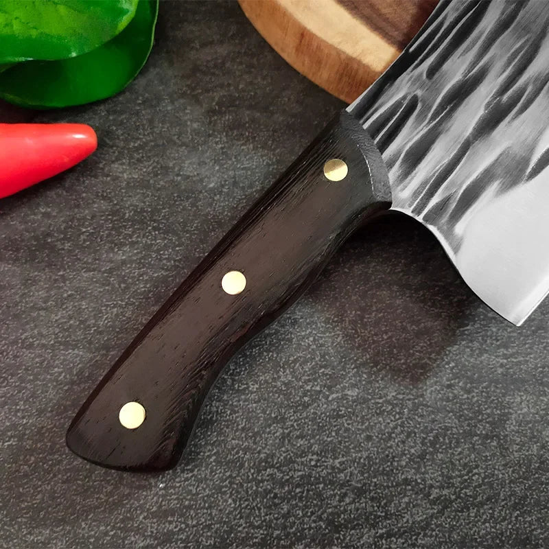 Cuchillo de Chef Forjado a Mano – Tradicional, Ideal para Carne y Verduras - 369 view