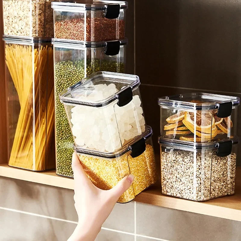 Tarros Sellados de Gran Capacidad – Almacenamiento Hermético para Cocina