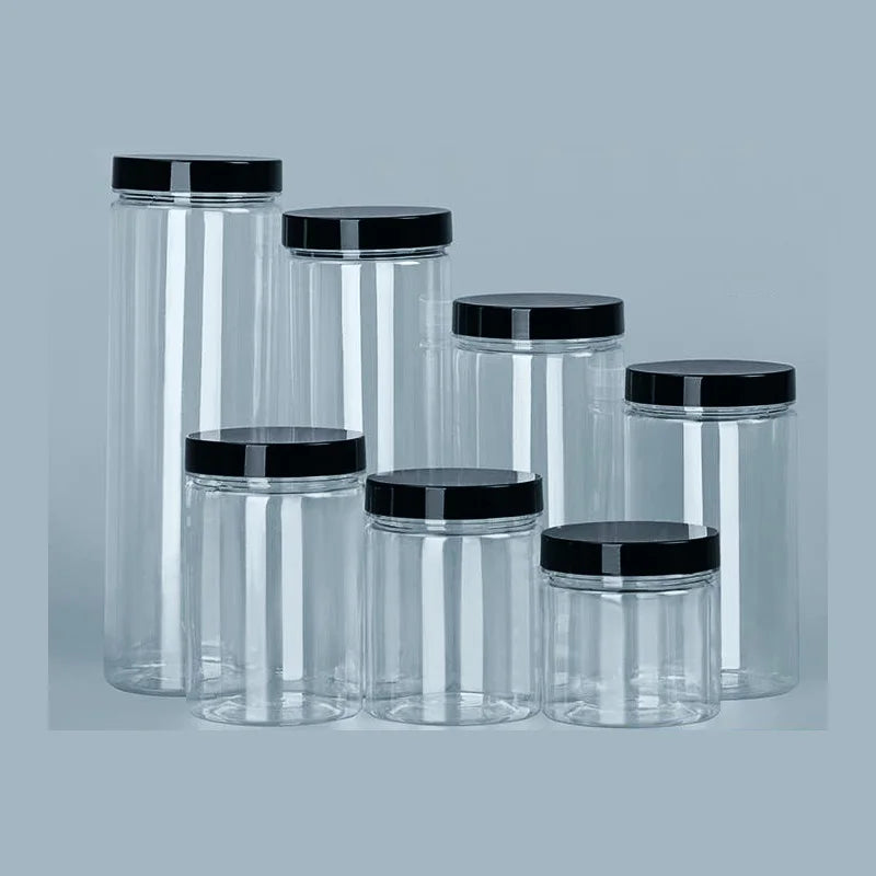 Clear Sealed Can With Lid Food Smell Odor Proof Storage Packaging Bottle Coffee Beans Seasoning Container Kitchen Accessories