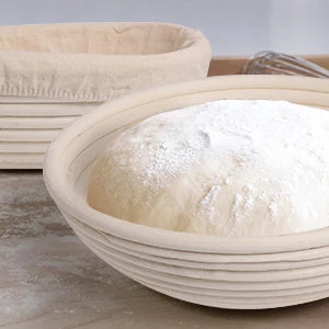 Natural Rattan Bread Proofing Basket Handmade Rattan Wicker Baking Bowl Dough Fermentation Sourdough Banneton Bread Basket
