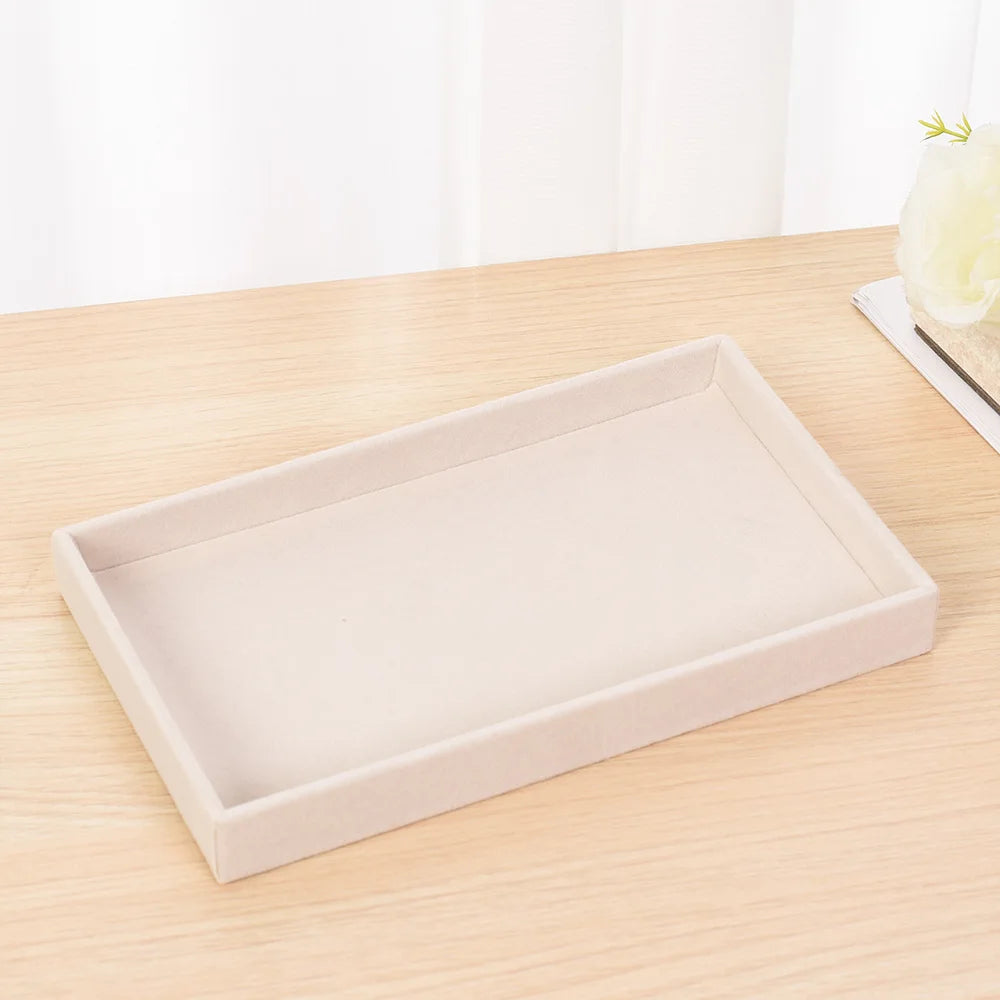 Bandeja de Terciopelo para Joyería – Organizador Apilable y Portátil