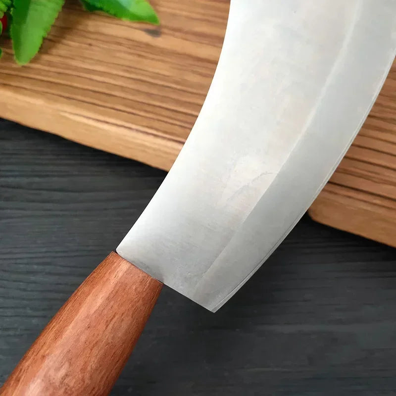 Cuchillo de Cocina Forjado – Multiusos, Mango de Madera, Ideal para Carne y Verduras - 369 view