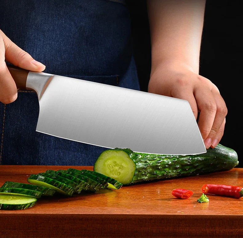 Juego de Cuchillos de Chef – Acero Inoxidable Japonés, Multiusos y Ergonómico - 369 view