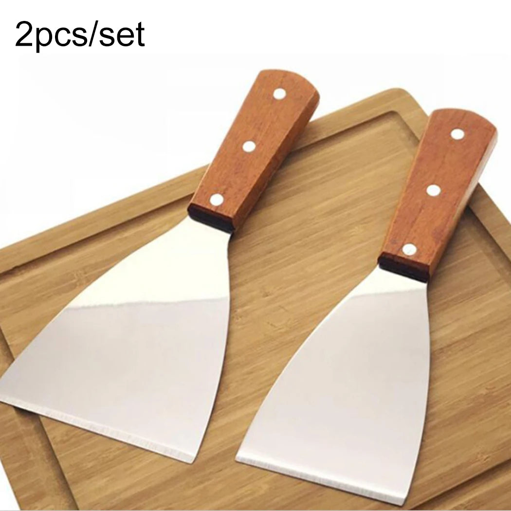 Espátula de Acero Inoxidable para Parrilla y Cocina – Multiusos