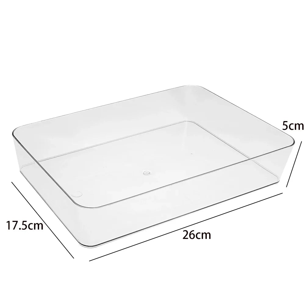 Caja de Almacenamiento Transparente de Gran Capacidad – Organizador para Cosméticos y Accesorios - 369 view