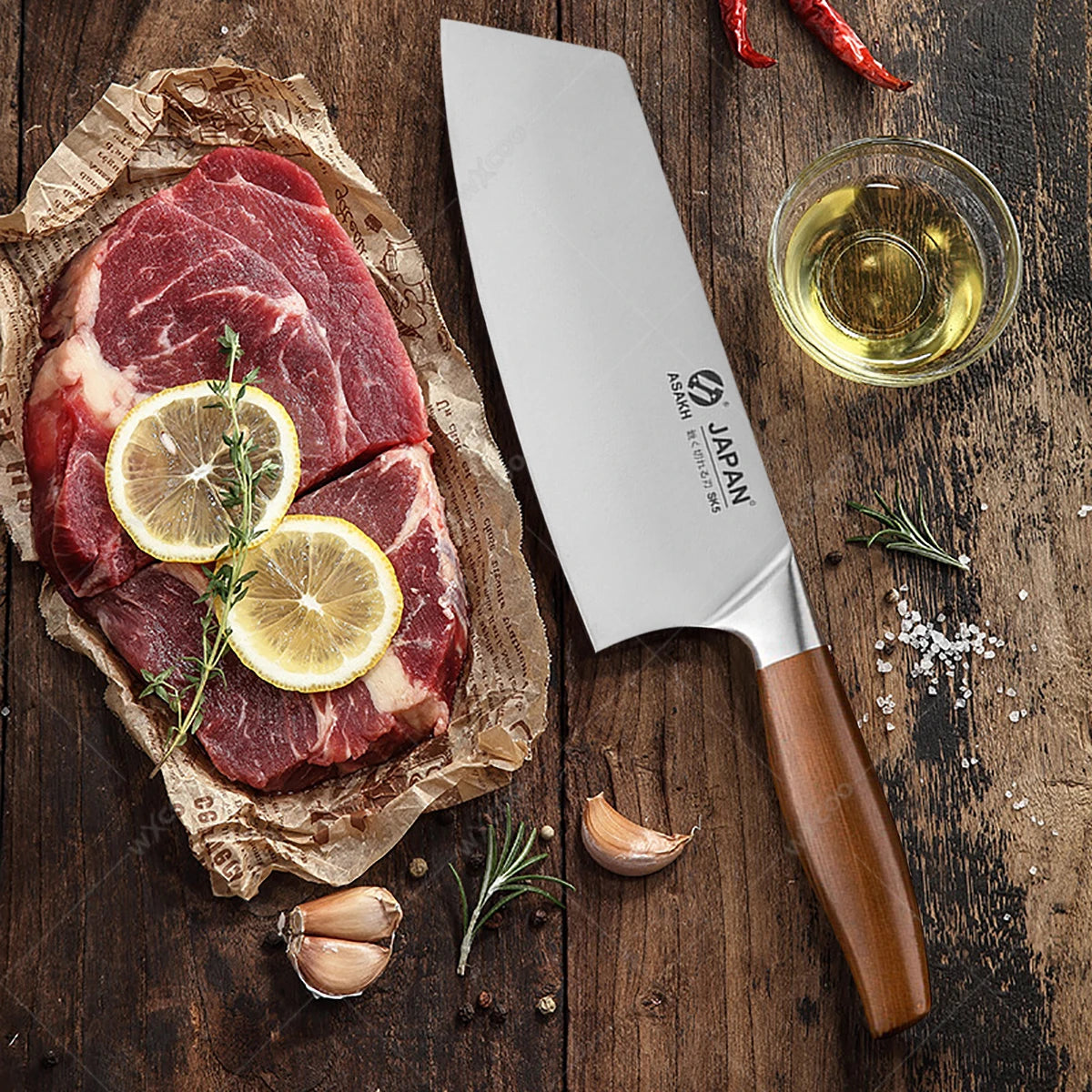 Cuchillo de Chef Japonés Profesional de Acero Inoxidable - 369 view