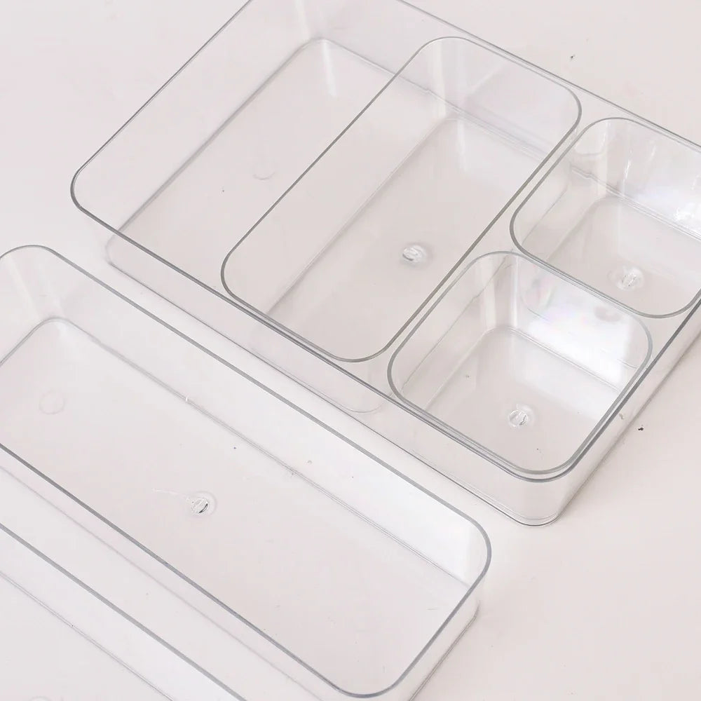 Caja de Almacenamiento Transparente de Gran Capacidad – Organizador para Cosméticos y Accesorios - 369 view