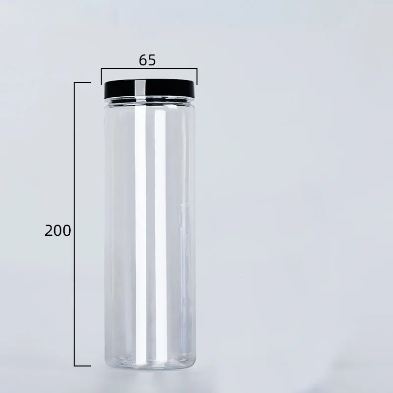 Clear Sealed Can With Lid Food Smell Odor Proof Storage Packaging Bottle Coffee Beans Seasoning Container Kitchen Accessories