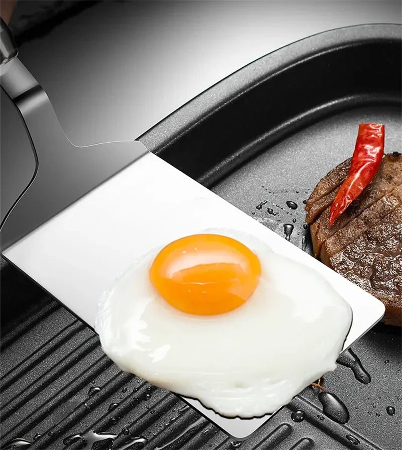 Espátula de Acero Inoxidable para Parrilla y Cocina – Multiusos