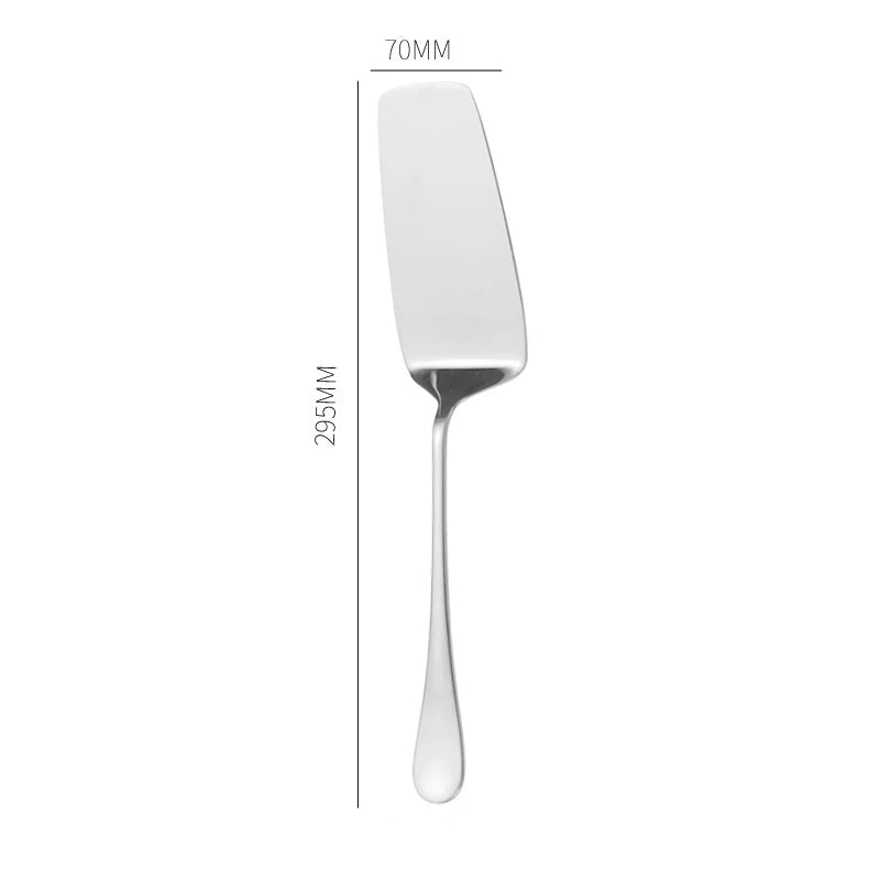 Stainless Steel Gold Korean Serving Spoon Tableware Soup Ladle Colander Fork Shovel Restaurant Public Cutlery Kitchen Utensil - 369 view