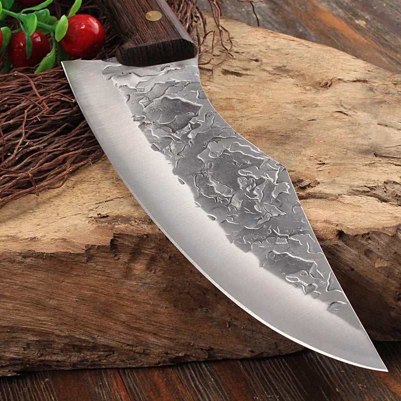 Cuchillo de Carnicero con Funda – Mango de Madera, Ideal para BBQ y Cocina - 369 view