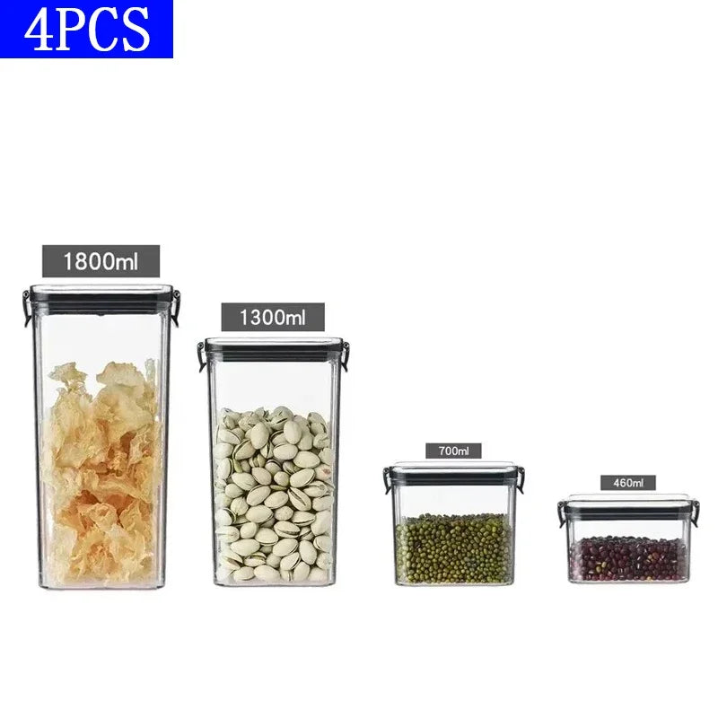 Tarros Sellados de Gran Capacidad – Almacenamiento Hermético para Cocina