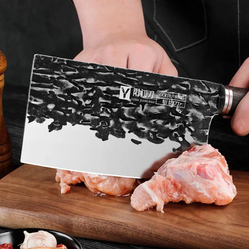 Cuchillo Forjado BAKULI – Alta Calidad, Afilado y Resistente para Carne y Verduras - 369 view