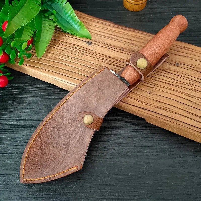 Cuchillo de Cocina Forjado – Multiusos, Mango de Madera, Ideal para Carne y Verduras - 369 view